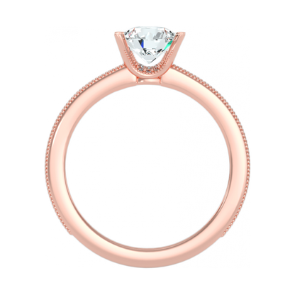 The Glamourous Solitaire Ring-Color_Rose-Gold