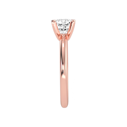 Foxy Solitaire Ring