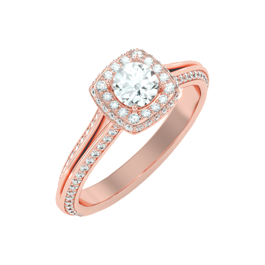 Nice Solitaire Ring-Color_Rose-Gold