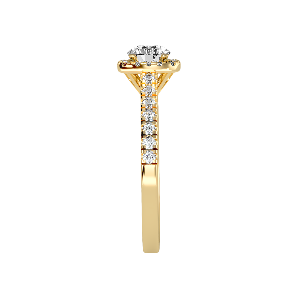Bern Halo Diamond Engagement Ring