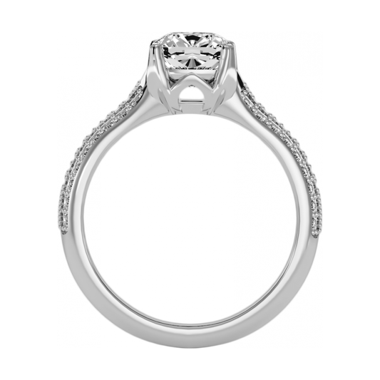 The Stunning Solitaire Ring-Color_White-Gold