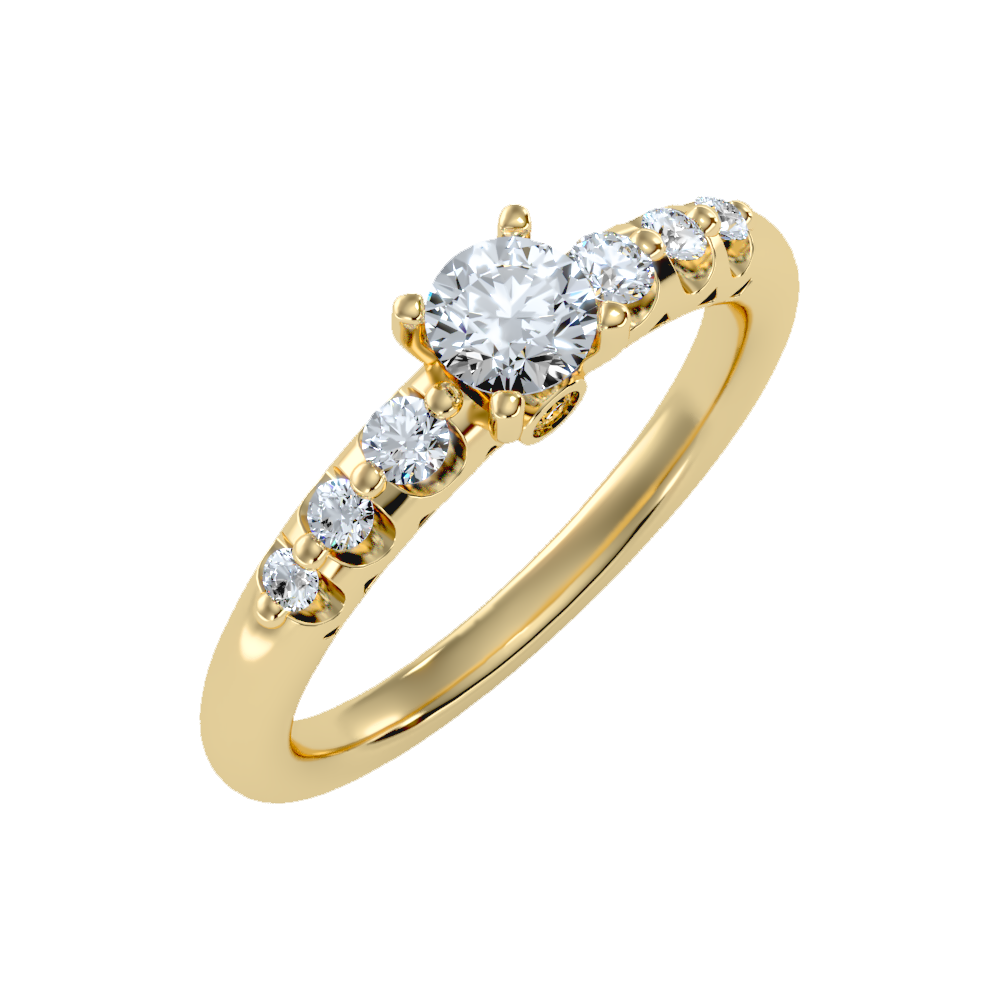 Glimful Solitaire Ring-Color_Yellow-Gold