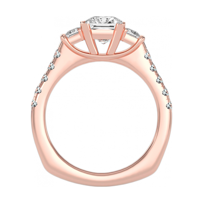 The Cutting-Edge Three Stone Ring-Color_Rose-Gold