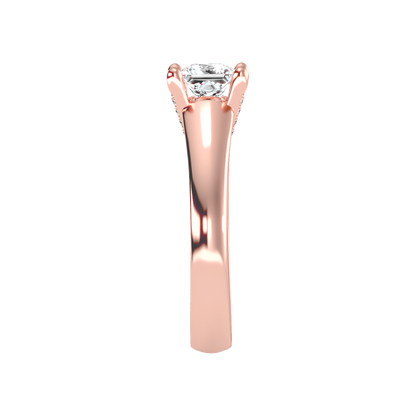 Gleaming Solitaire Ring