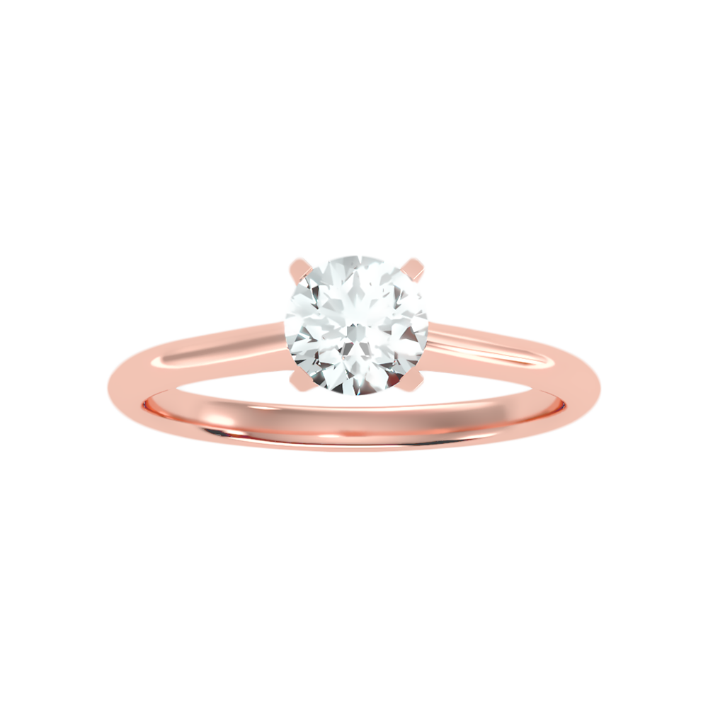 Duox Classic Solitaire Ring