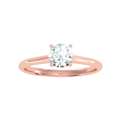 Duox Classic Solitaire Ring