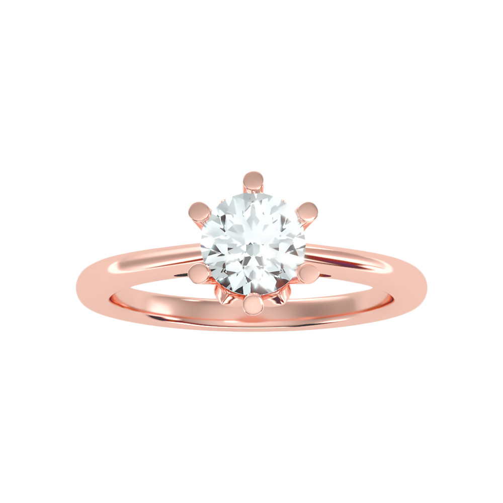 Floraison Classic Solitaire Ring