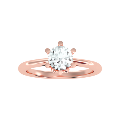 Floraison Classic Solitaire Ring