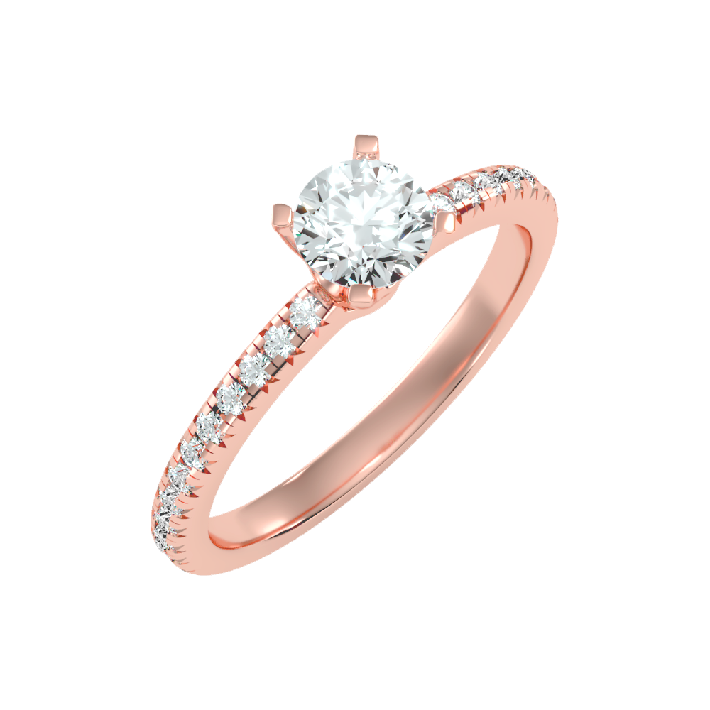 Remarkable Solitaire Ring-Color_Rose-Gold