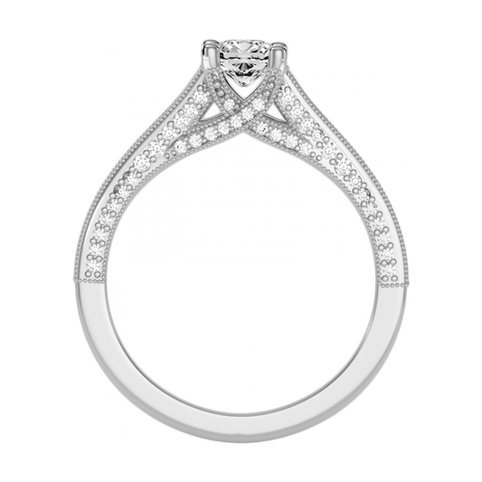 The Confounding Solitaire Ring-Color_White-Gold