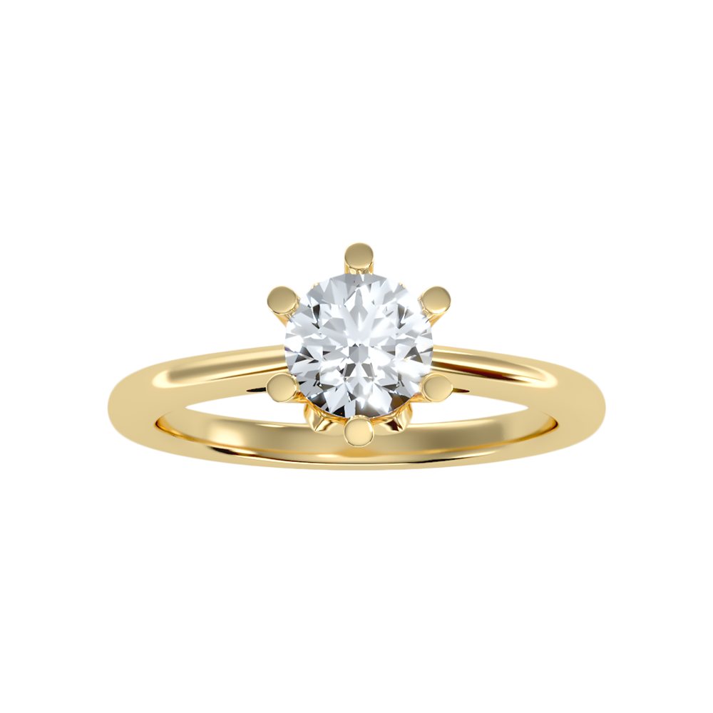 Floraison Classic Solitaire Ring