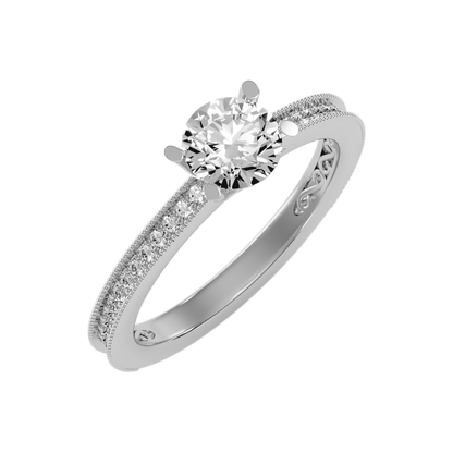 The Glamourous Solitaire Ring