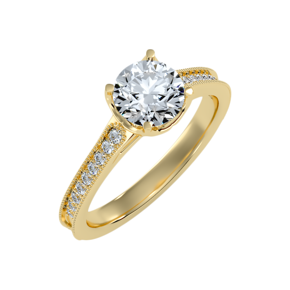 Serendipity Solitaire Ring-Color_Yellow-Gold