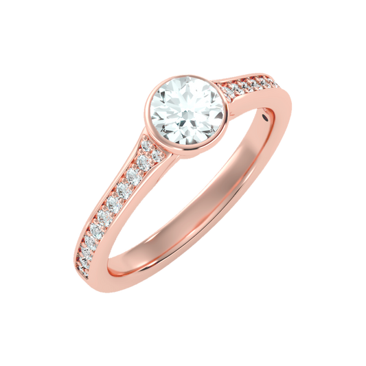 Sumptuous Solitaire Ring-Color_Rose-Gold