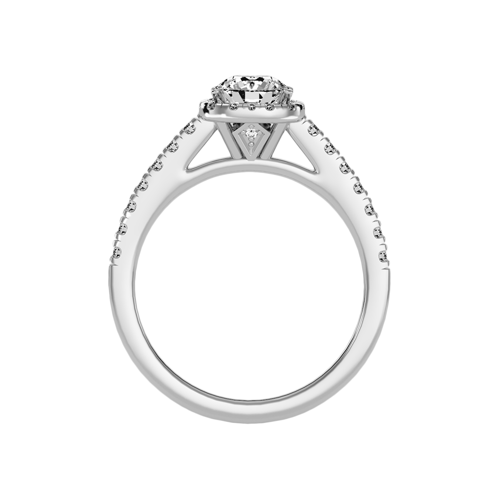 Bern Halo Diamond Engagement Ring