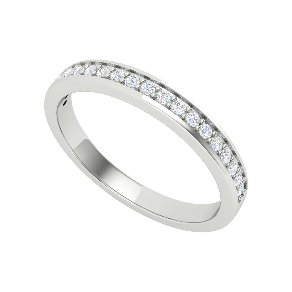 Adele Eternity Diamond Ring-Color_White-Gold