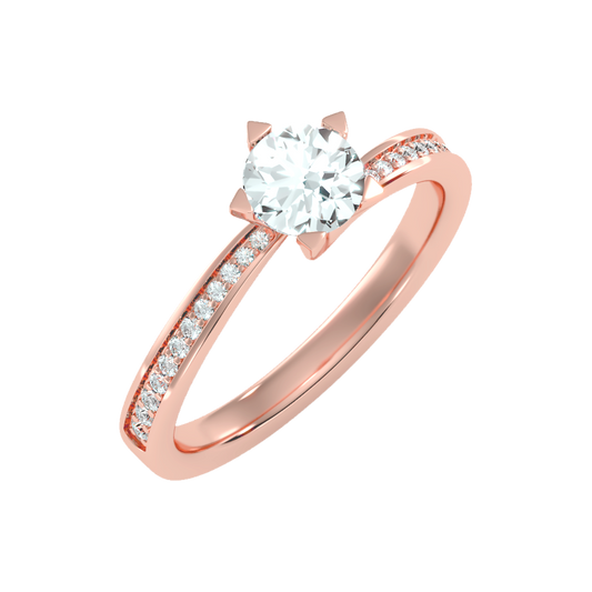 Resplendent Solitaire Ring-Color_Rose-Gold