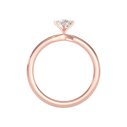 Ebullient Classic Solitaire Ring