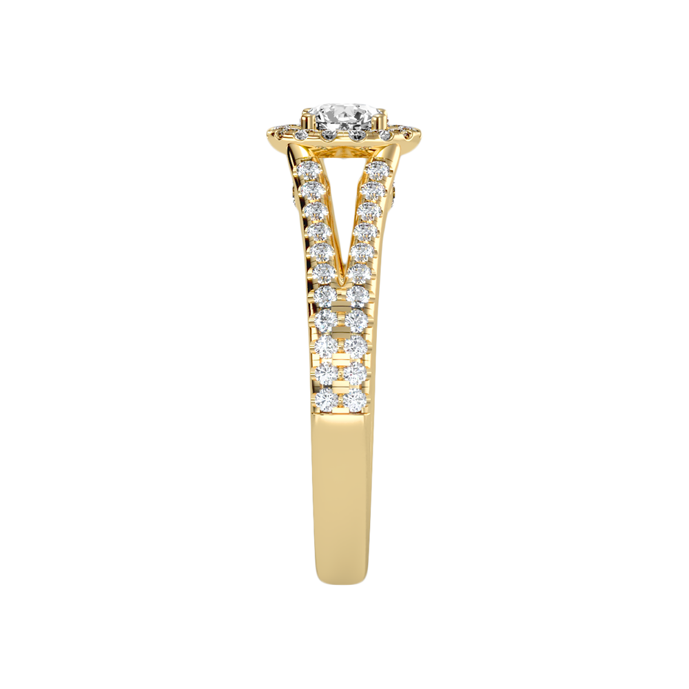 Startling Halo Engagement Ring
