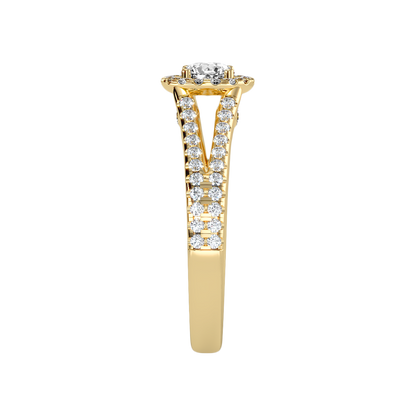 Startling Halo Engagement Ring