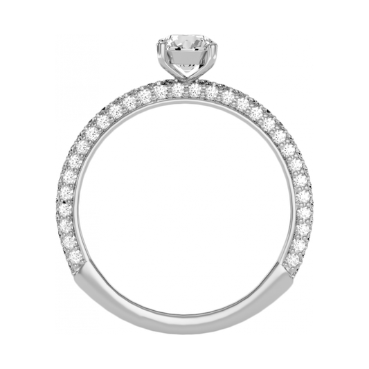 The Idealistic Single Stone Ring-Color_White-Gold