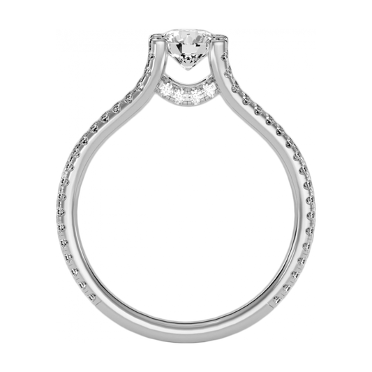 The Inspiradora Solitaire Ring-Color_White-Gold