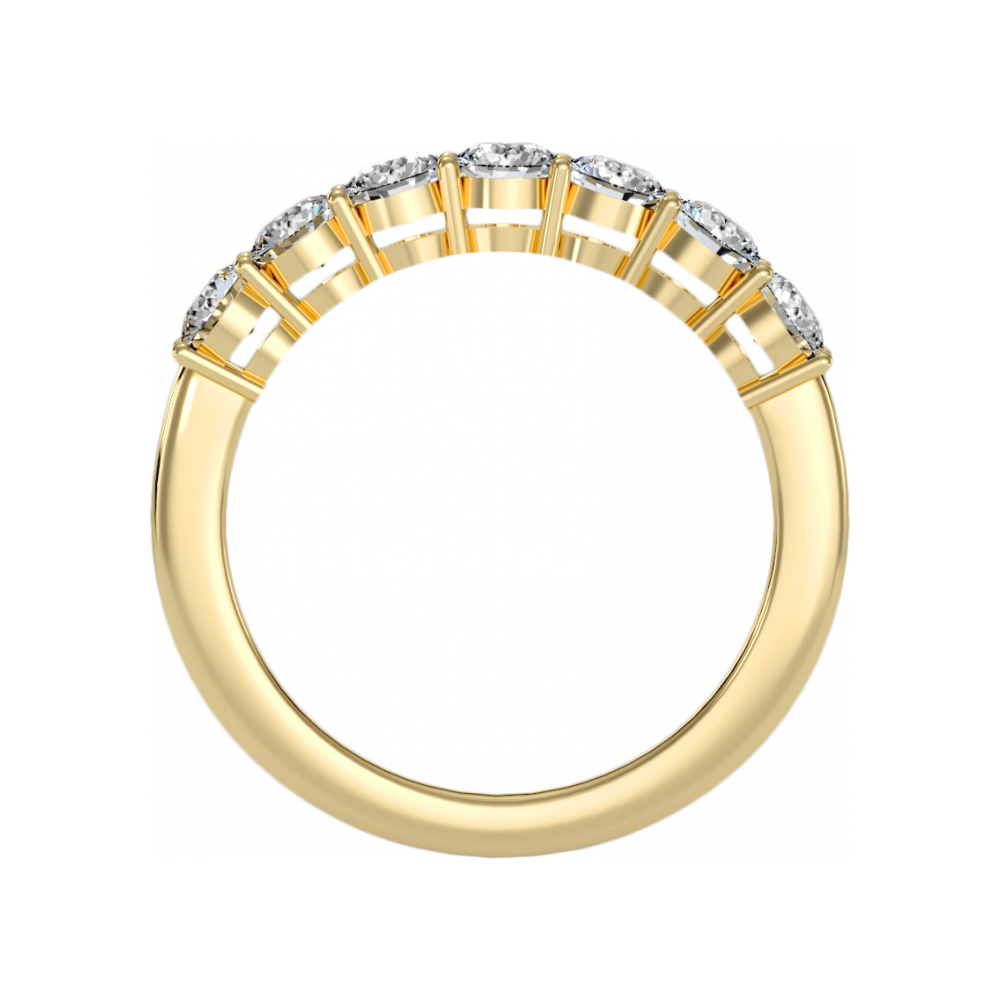 The Impressive Half Eternity Ring-Color_Yellow-Gold