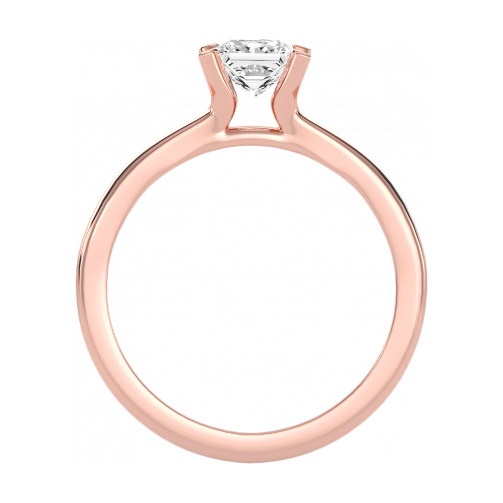 The Radiant Solitaire Ring-Color_Rose-Gold