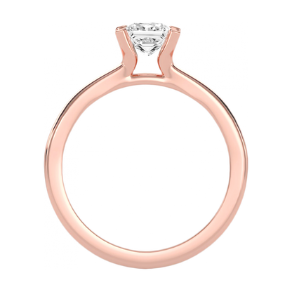The Radiant Solitaire Ring-Color_Rose-Gold