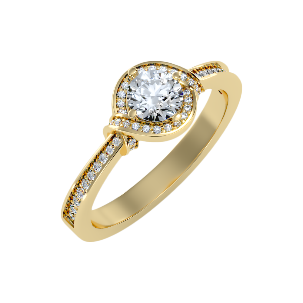 Almendra Solitaire Ring-Color_Yellow-Gold