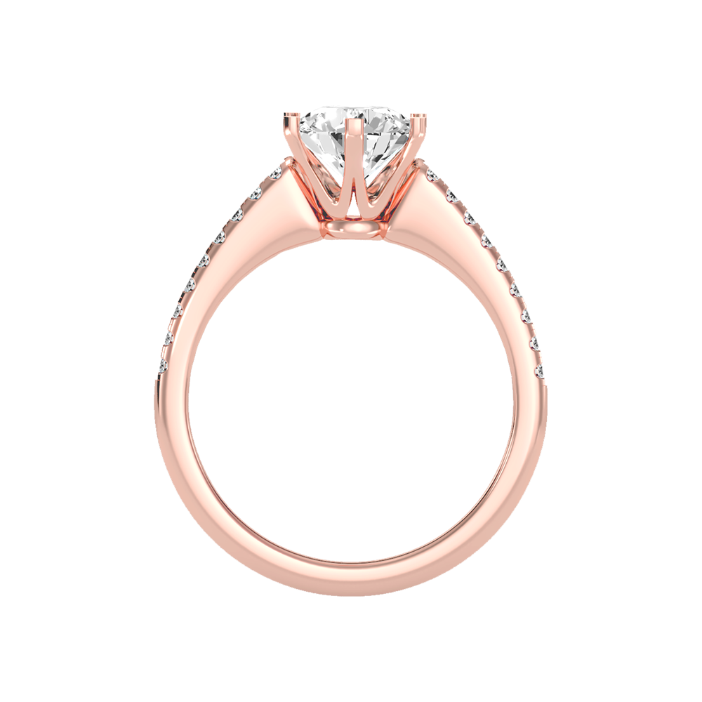 Courtly Solitaire Ring