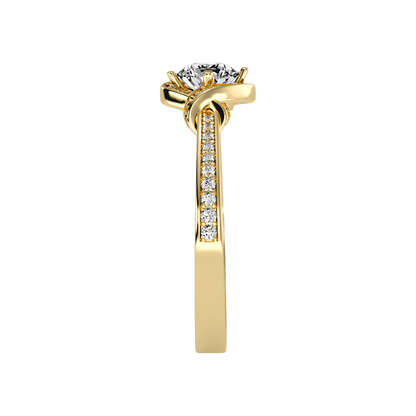 Almendra Solitaire Ring