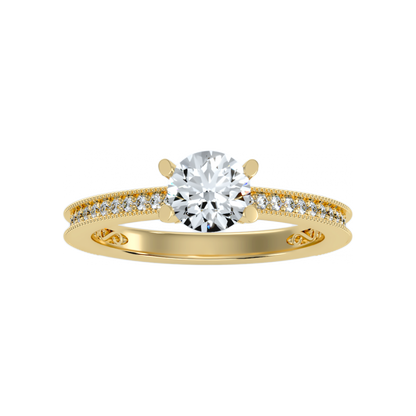 The Glamourous Solitaire Ring