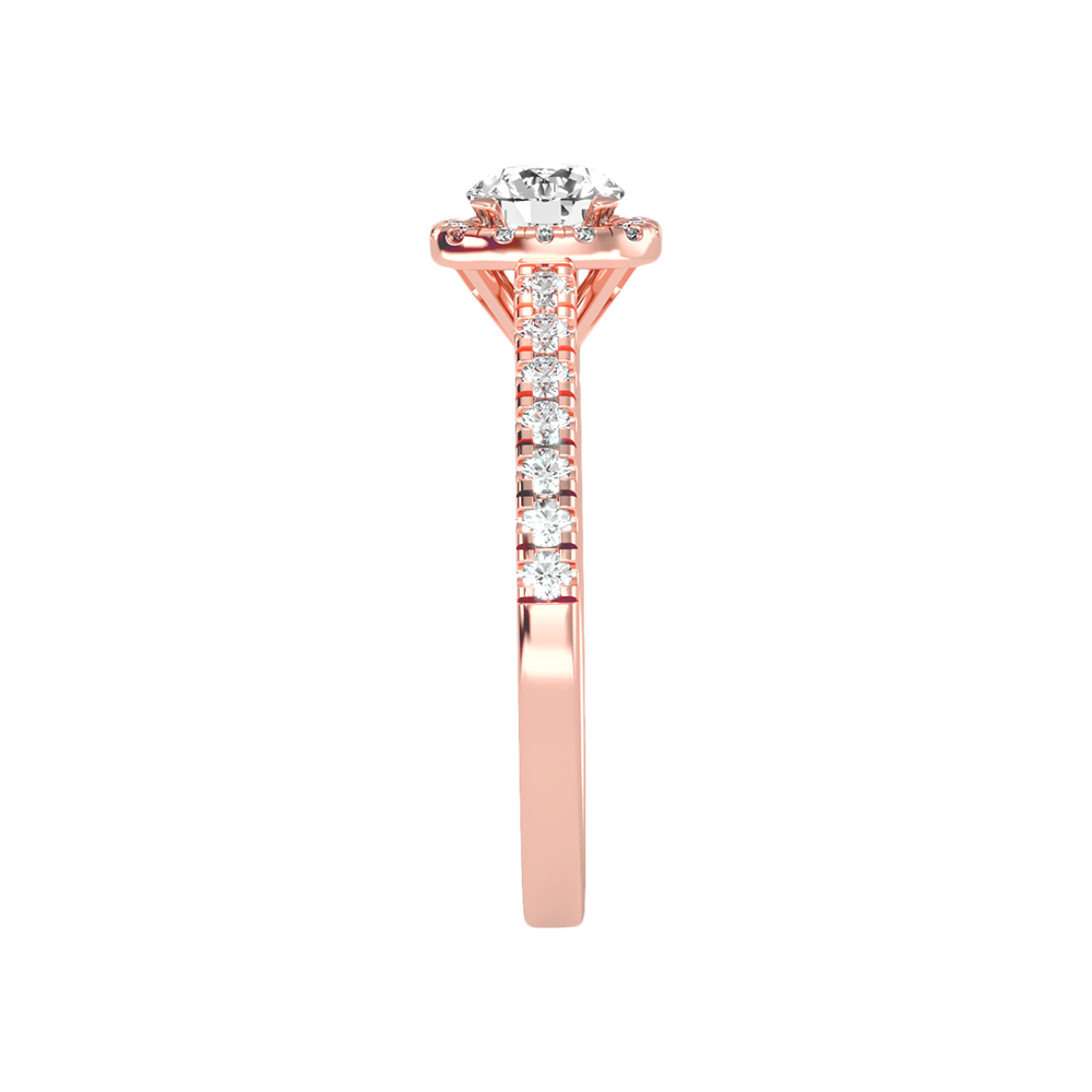 Bern Halo Diamond Engagement Ring