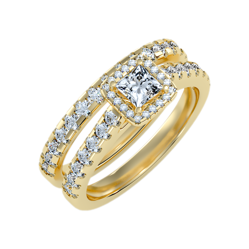 Scintilla Bridal Ring Set-Color_Yellow-Gold