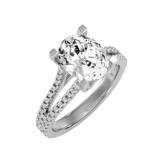 Delux Halo Ring-Color_White-Gold