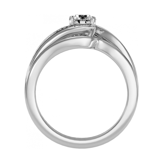 The Brilliant Solitaire Ring-Color_White-Gold