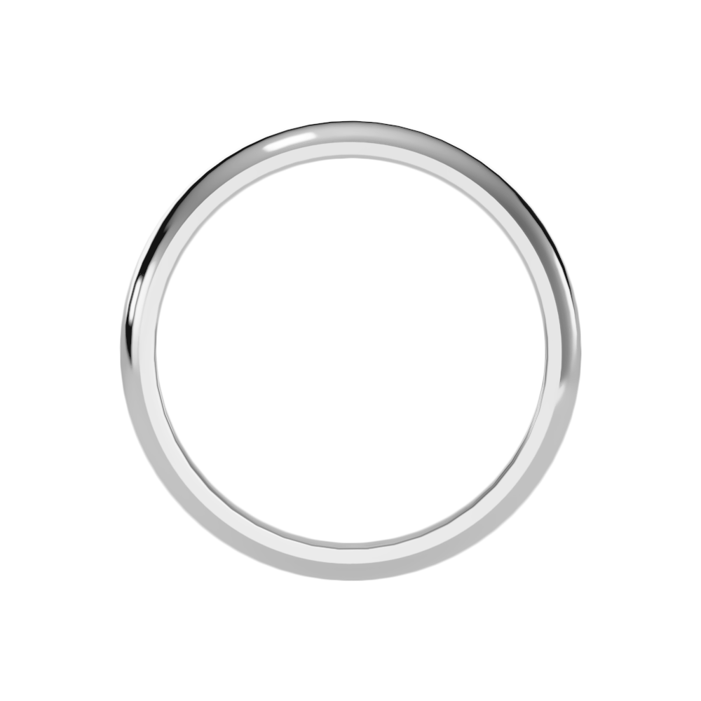 The Stunning Round Band -Color_White-Gold