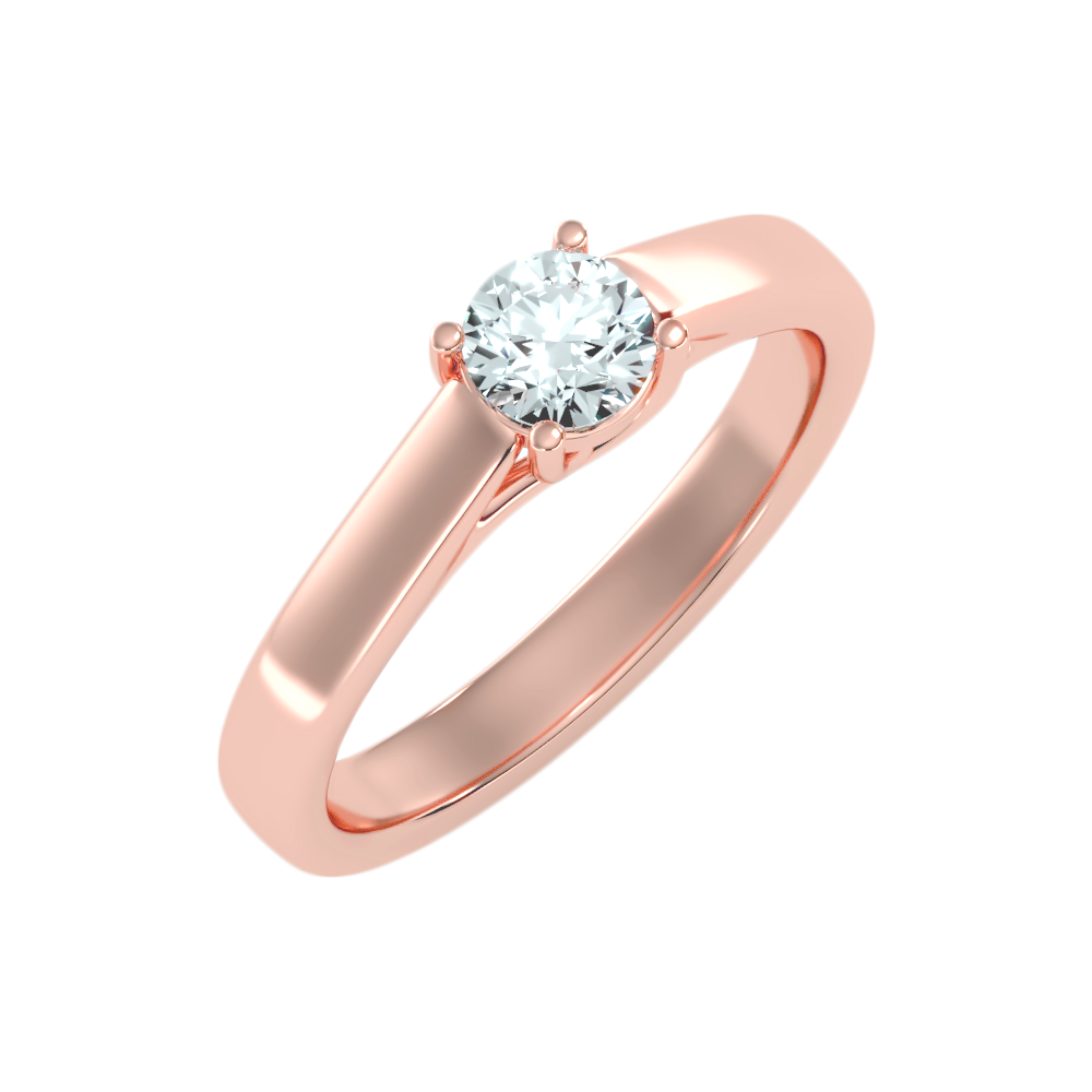 Lindo Solitaire Ring-Color_Rose-Gold