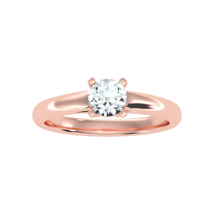 Vello Classic Solitaire Ring