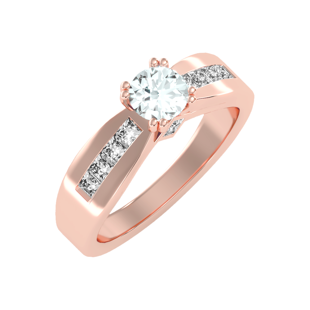 Choice Solitaire Ring-Color_Rose-Gold