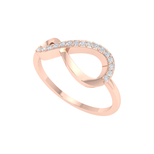 Glistening Infinity Ring