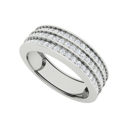 Magnificient Ring Glitter Diamond Band