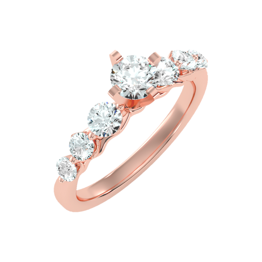 Lofty Solitaire Ring-Color_Rose-Gold