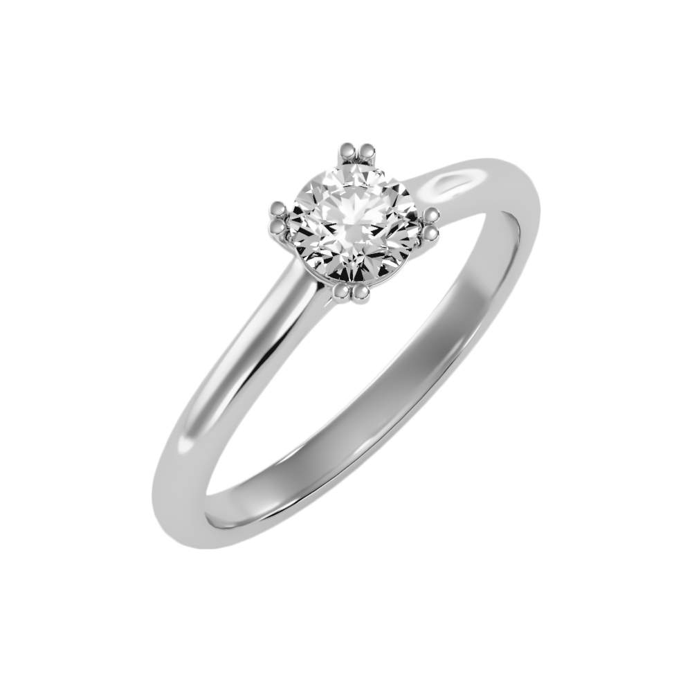 Propinquity Solitaire Ring-Color_White-Gold