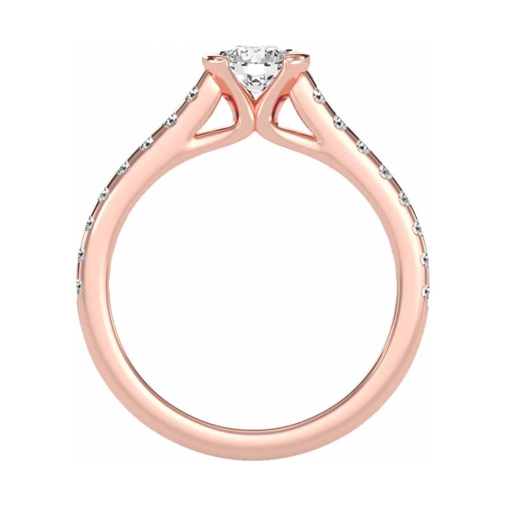 The Bonita Single Stone Ring-Color_Rose-Gold