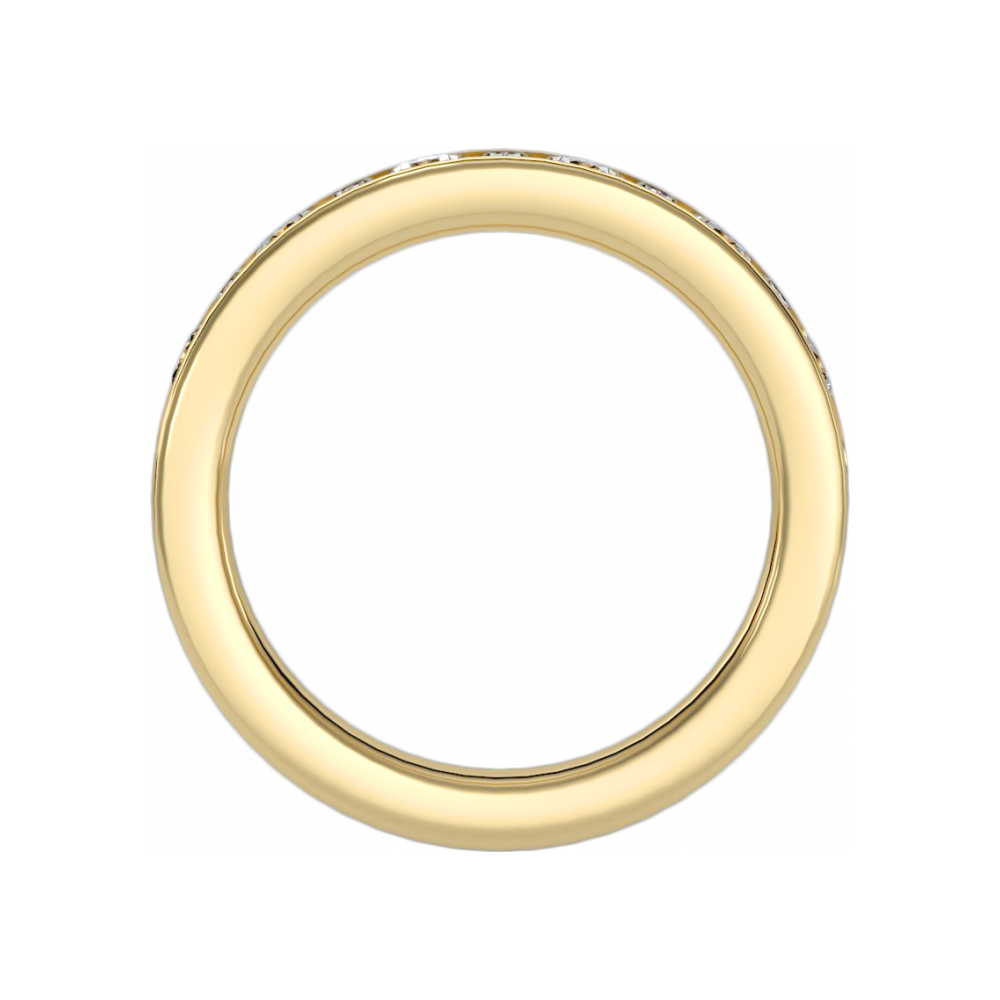Light Hearted Half Eternity Ring-Color_Yellow-Gold