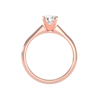 Duox Classic Solitaire Ring