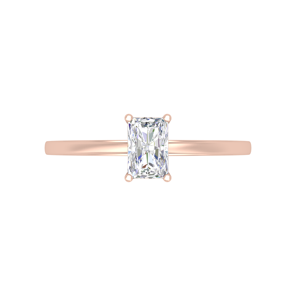 Sqaumous Loop Solitaire Ring