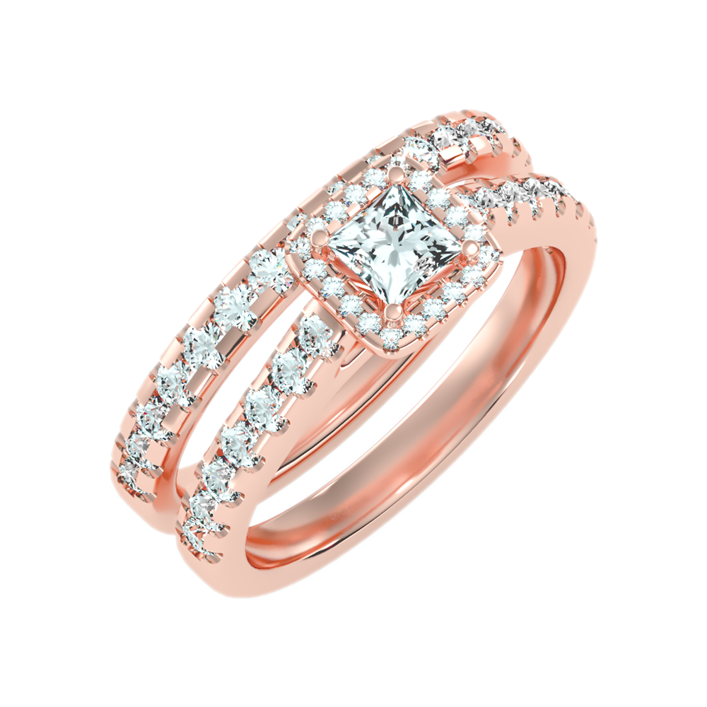 Scintilla Bridal Ring Set-Color_Rose-Gold